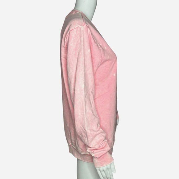 San Francisco Work Shirts Women’s Sweatshirt Pink Mineral Wash Crew Neck Size M‎ - Picture 2 of 9